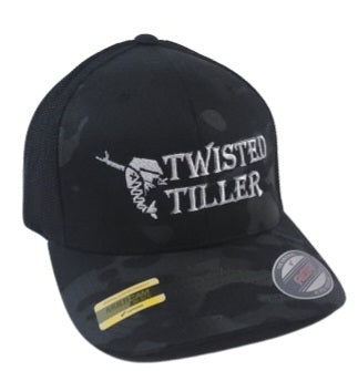 Twisted Tiller Flexfit Camo Trucker Cap